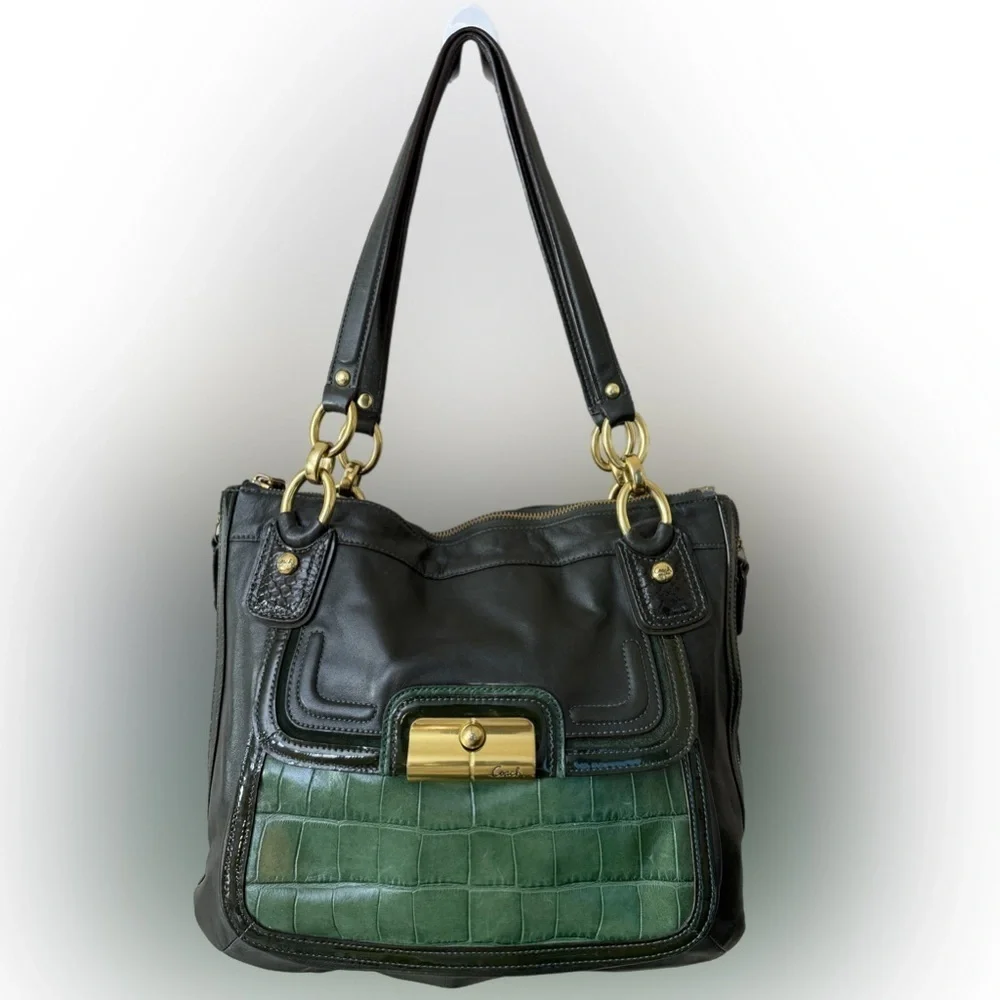 Coach #18808 Kristin Spectator Exotic Leather Hobo Bag